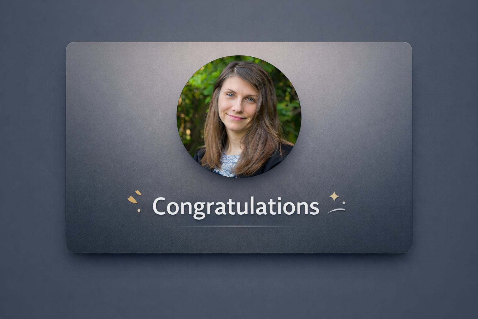 Congratulations Jessie!